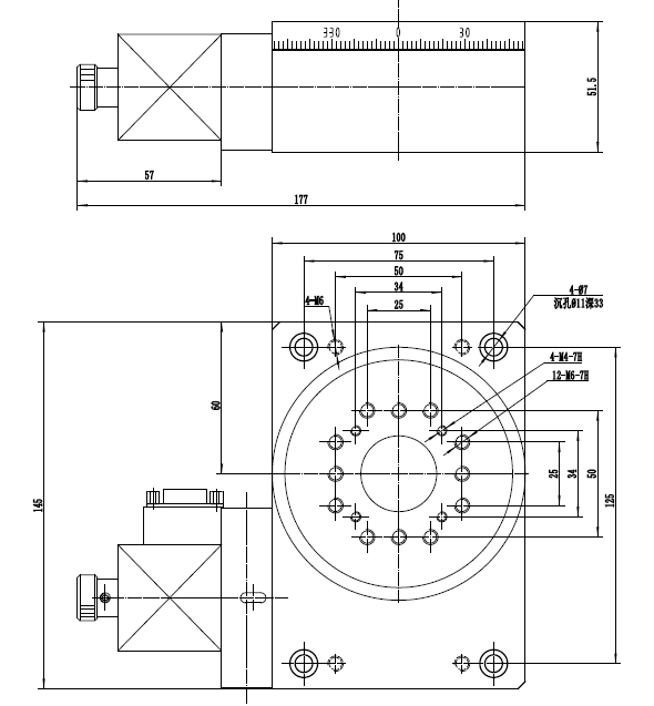 PX110-100H高精度電動旋轉(zhuǎn)臺 100 200高精旋轉(zhuǎn)臺 分度盤 轉(zhuǎn)盤 PX110-100H高精度電動旋轉(zhuǎn)臺 100 200高精旋轉(zhuǎn)臺 分度盤 轉(zhuǎn)盤