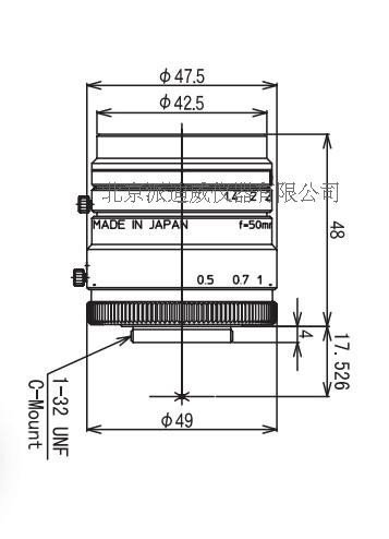 kowa鏡頭 LM50HC-SW 1英寸近紅外/短波紅外鏡頭物鏡 顯微鏡物50mm kowa鏡頭 LM50HC-SW 1英寸近紅外/短波紅外鏡頭物鏡 顯微鏡物50mm