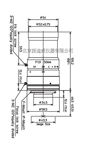 kowa 鏡頭 物鏡 LM50-IR 顯微鏡物鏡 kowa 鏡頭 物鏡 LM50-IR 顯微鏡物鏡
