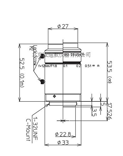 kowa 鏡頭 物鏡 LM12JC10M 顯微鏡物鏡 kowa 鏡頭 物鏡 LM12JC10M 顯微鏡物鏡