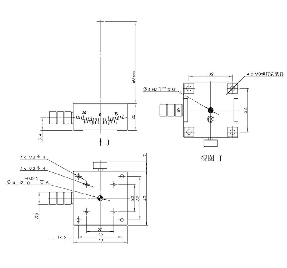 高精度手動(dòng)角位臺(tái) 弧擺臺(tái)PT-SD40/50/60 高精度手動(dòng)角位臺(tái) 弧擺臺(tái)PT-SD40/50/60