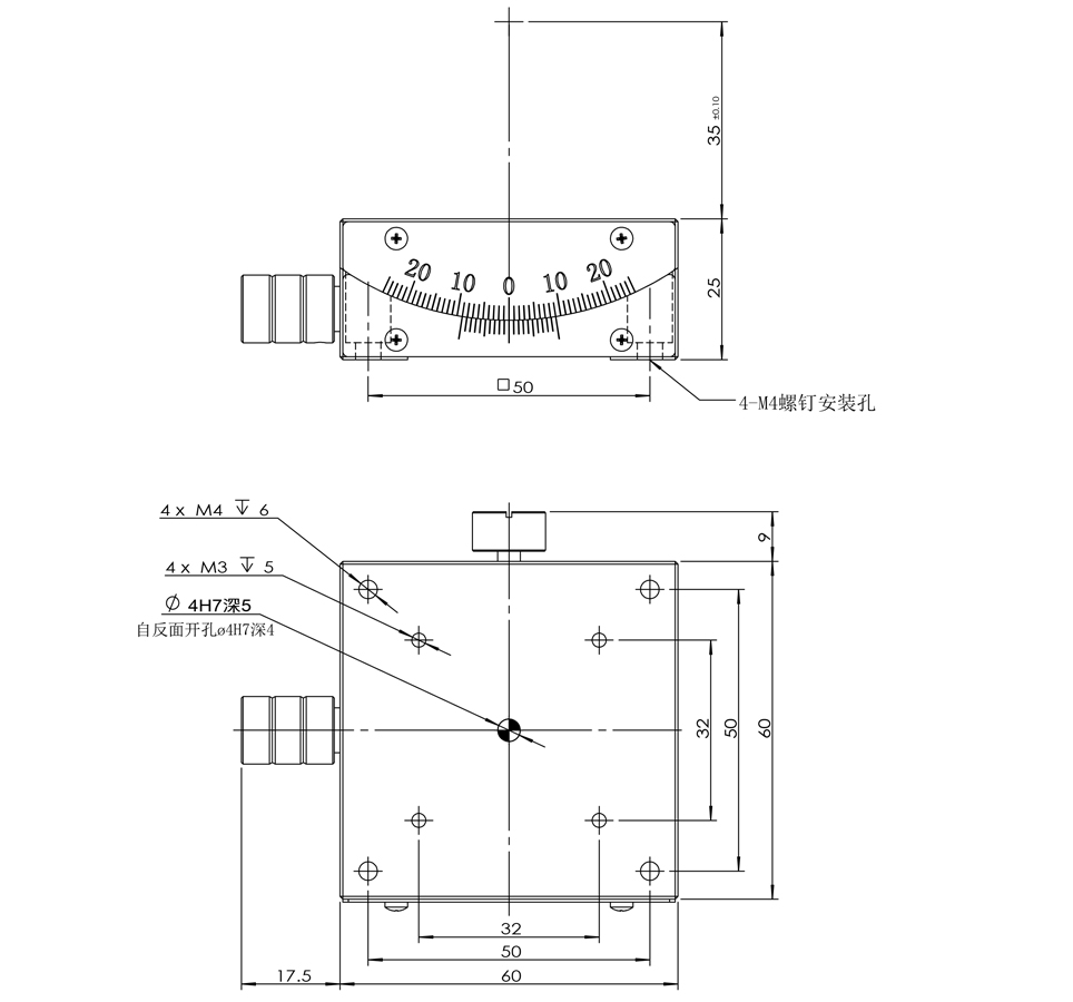 高精度手動(dòng)角位臺(tái) 弧擺臺(tái)PT-SD40/50/60 高精度手動(dòng)角位臺(tái) 弧擺臺(tái)PT-SD40/50/60
