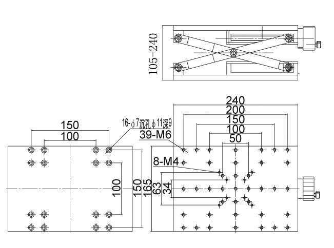 PT-SD410 精密型手動升降臺 手動升降臺 手動位移臺 升降滑臺 PT-SD410 精密型手動升降臺 手動升降臺 手動位移臺 升降滑臺