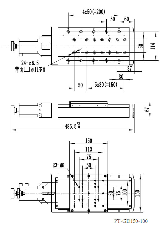 PT-GD150 高精度電動(dòng)平移臺(tái) 電動(dòng)滑臺(tái) 電動(dòng)移動(dòng)臺(tái) 平移臺(tái) 一維臺(tái) PT-GD150 高精度電動(dòng)平移臺(tái) 電動(dòng)滑臺(tái) 電動(dòng)移動(dòng)臺(tái) 平移臺(tái) 一維臺(tái)