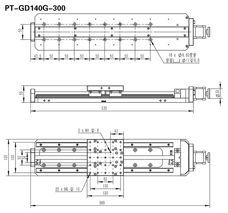PT-GD140G 高精度電動平移臺 X軸位移臺 位移臺 平移臺 平臺 滑臺 PT-GD140G 高精度電動平移臺 X軸位移臺 位移臺 平移臺 平臺 滑臺