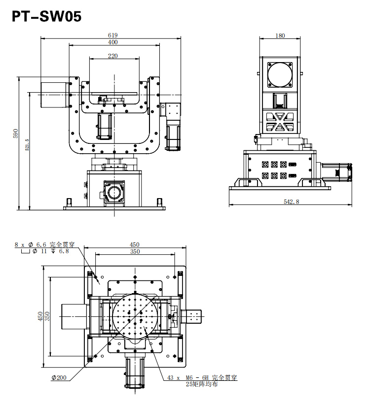 PT-SW05 高精度電動三維轉(zhuǎn)臺 三維位移臺 PT-SW05 高精度電動三維轉(zhuǎn)臺 三維位移臺