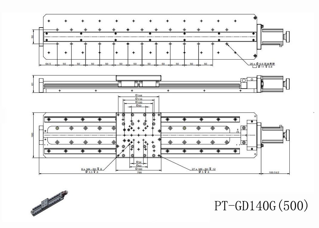 PT-GD140G 高精度電動平移臺 X軸位移臺 位移臺 平移臺 平臺 滑臺 PT-GD140G 高精度電動平移臺 X軸位移臺 位移臺 平移臺 平臺 滑臺