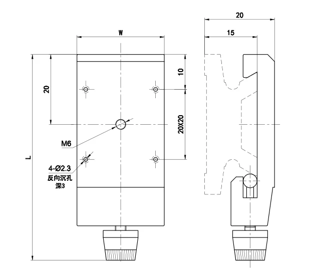 滑臺(tái) 滑塊 HT-（311、313、314）DG-（303、304）