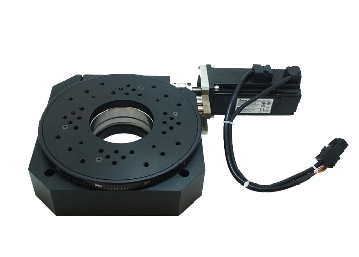 PT-GS200高速電動旋轉(zhuǎn)臺 分度盤 臺面200 轉(zhuǎn)速360度/秒 伺服電機(jī)