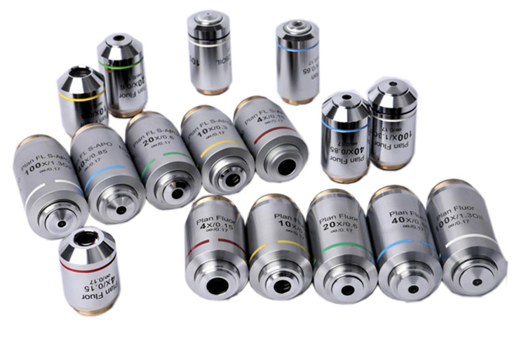 PDV平場無限遠生物物鏡4X/10X/40X/100X多倍率可選