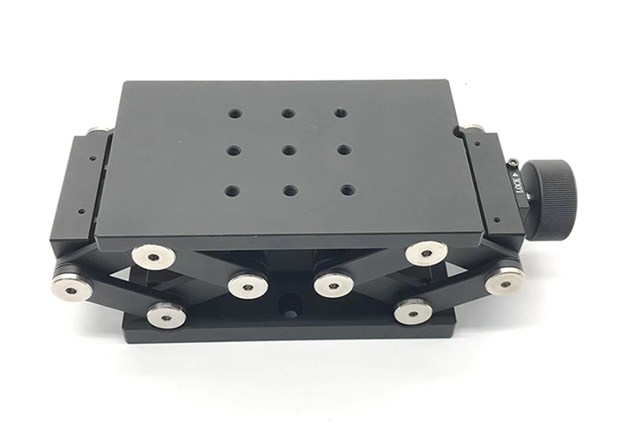 精密手動(dòng)水平升降位移臺(tái)鋁合金螺桿驅(qū)動(dòng)位移滑臺(tái)PT-SD421