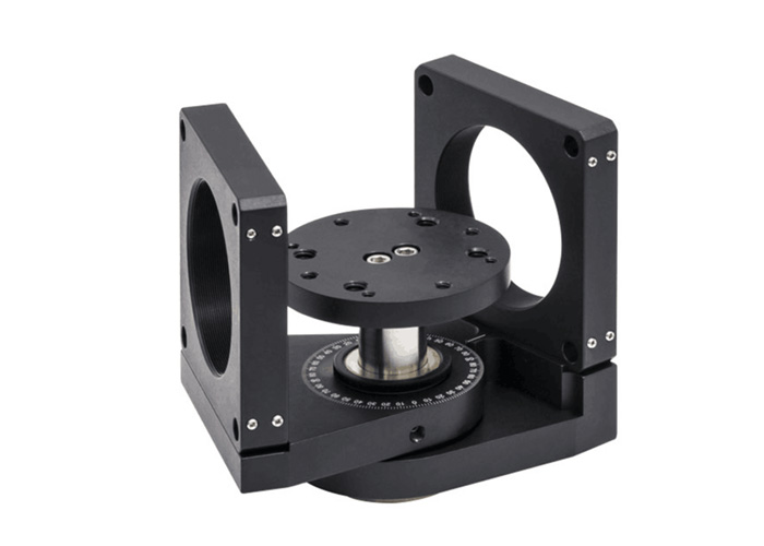 PT-LC1A 旋轉(zhuǎn)位移臺，可用于60 mm籠式系統(tǒng)