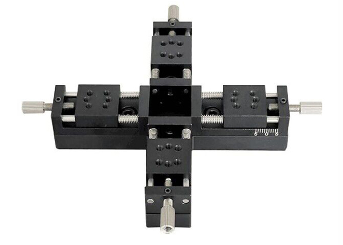 手動(dòng)平移臺(tái)/四維位移臺(tái)/線性滑臺(tái)/拉伸臺(tái)PT-SD10(四軸拉伸）