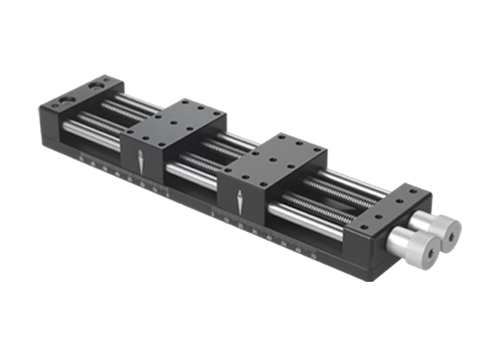 PT-LS6050 手動(dòng)拉伸臺(tái)，一個(gè)手輪控制一個(gè)臺(tái)面