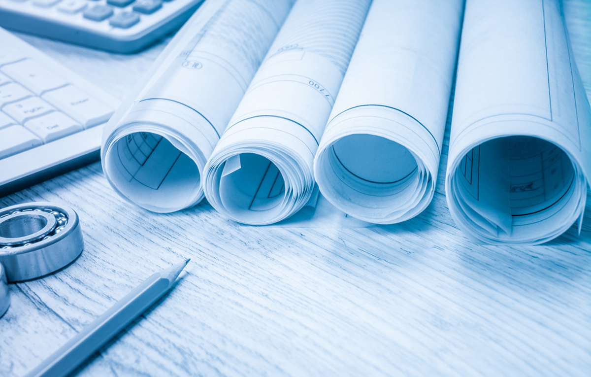 設計院蓋章藍圖