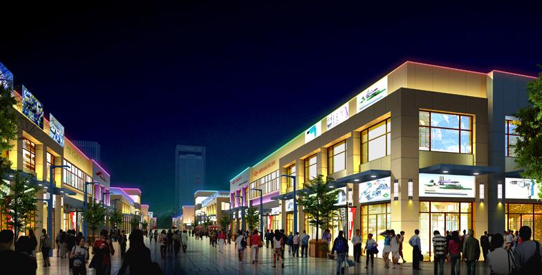 商業(yè)街亮化，讓城市更美